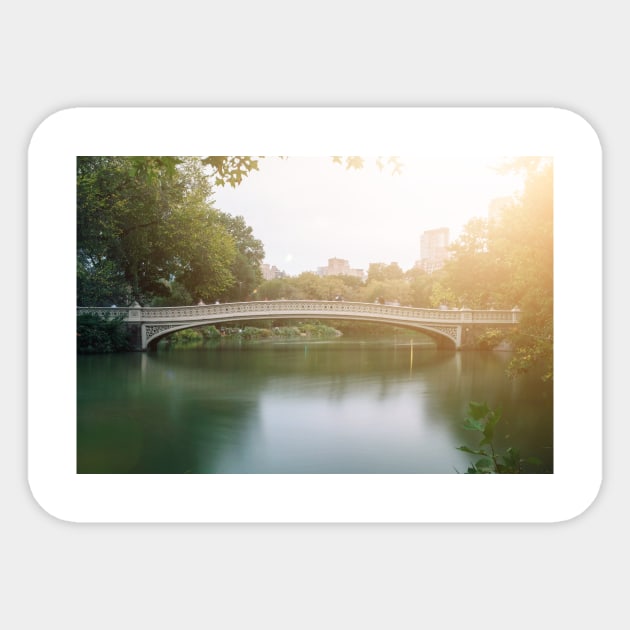 Central Park Lens Flare Sticker by igjustin